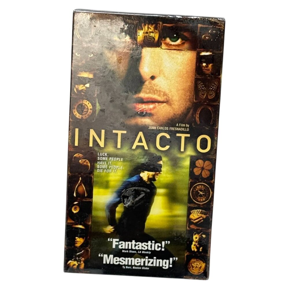 Intacto Vintage VHS‎ New Sealed Juan Carlos Fresnadillo Thriller 2003 New Sealed
